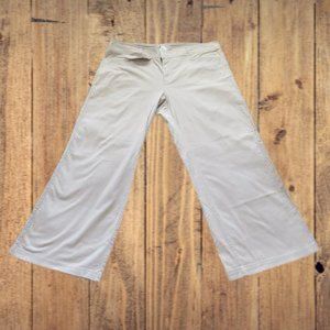 Venezia Wide-Legged Twill Pants